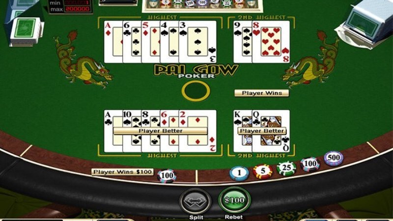 Pai Gow Poker di Casino Online