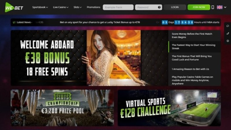 Webet - Situs Judi Bola & Casino Online Indonesia